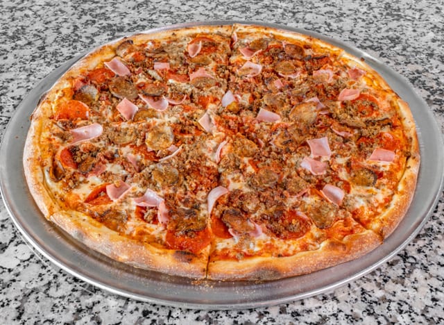 Meat Lovers Pizza.