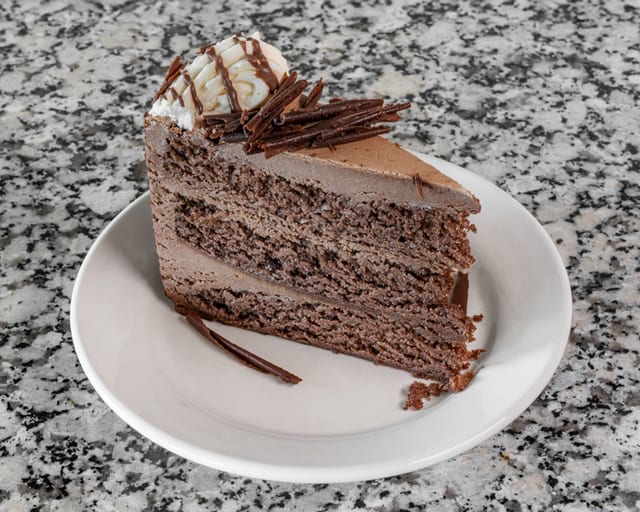 Chocolate Mousse Cake.