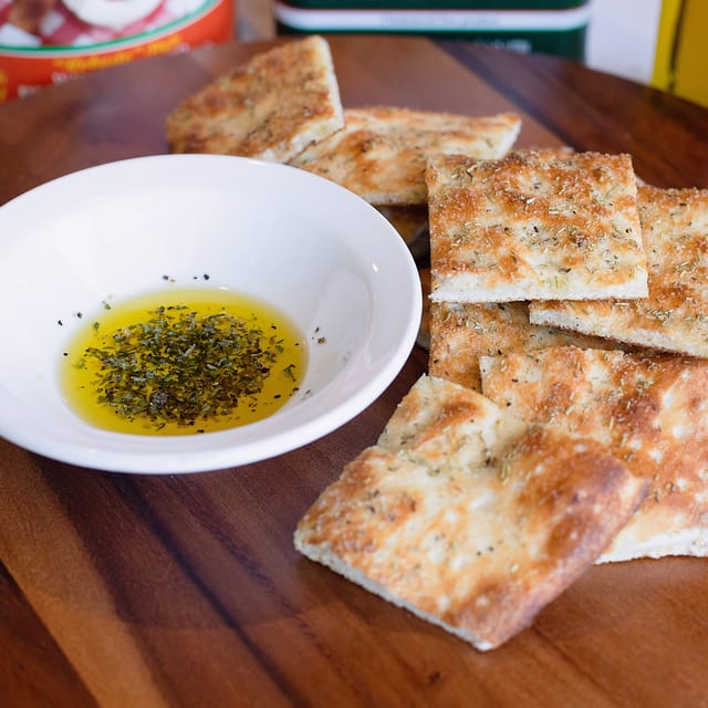 Focaccia Bread.
