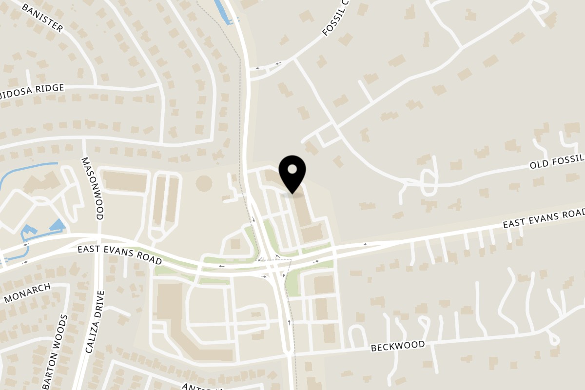 Map showing the location of 46th St. New York Style Pizzeria Evans on 22250 Bulverde Rd in San Antonio